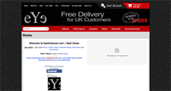 Desktop Screenshot of eyefootwear.com